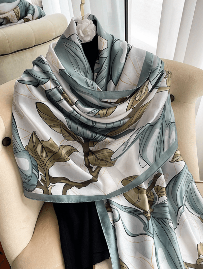 Hijab Soie | Printemps Bleu