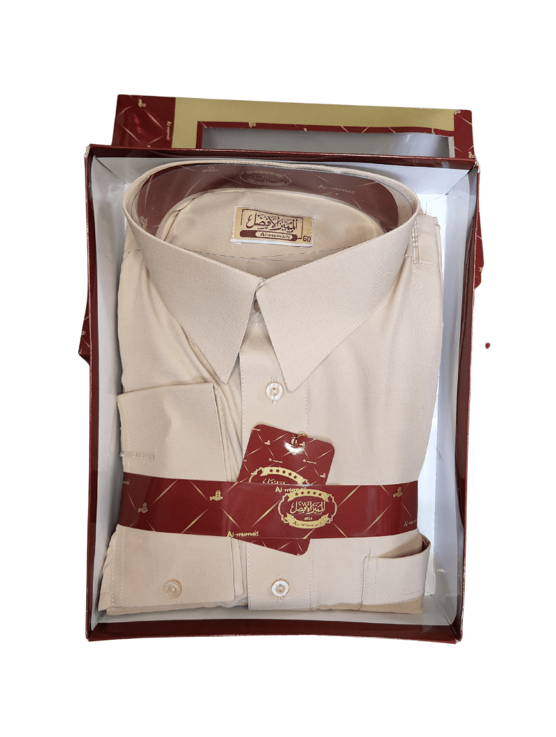 Qamis Homme | Standard Couleurs Unies - Col chemise