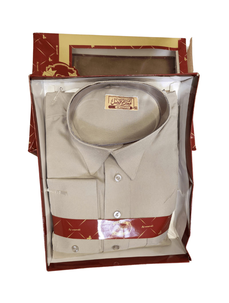 Qamis Homme | Standard Couleurs Unies - Col chemise