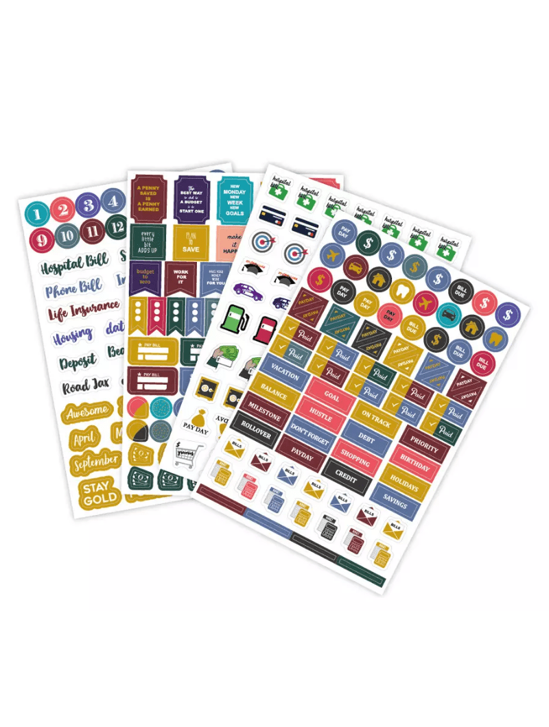 Autocollants | +260 stickers Annuels Financiers