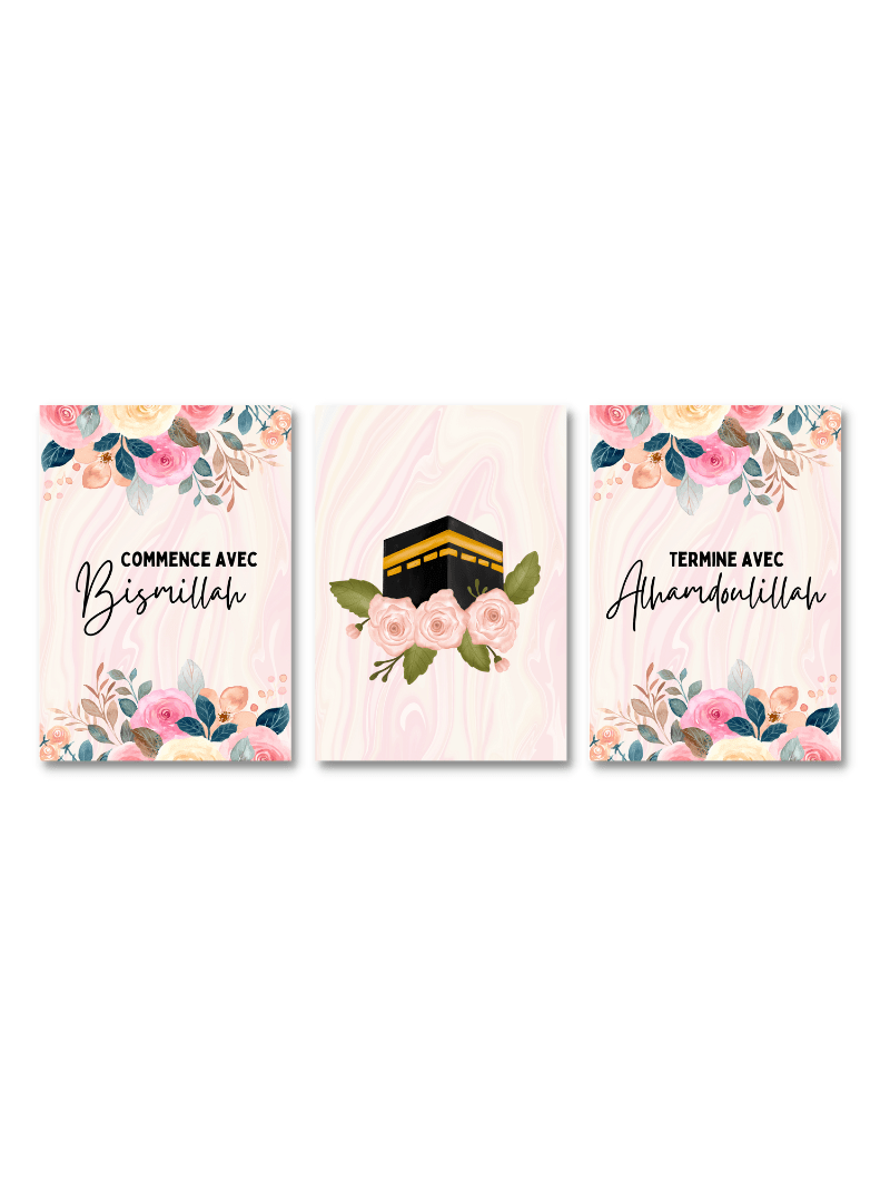 Plaque Murale | Commence Avec.... (Rose)