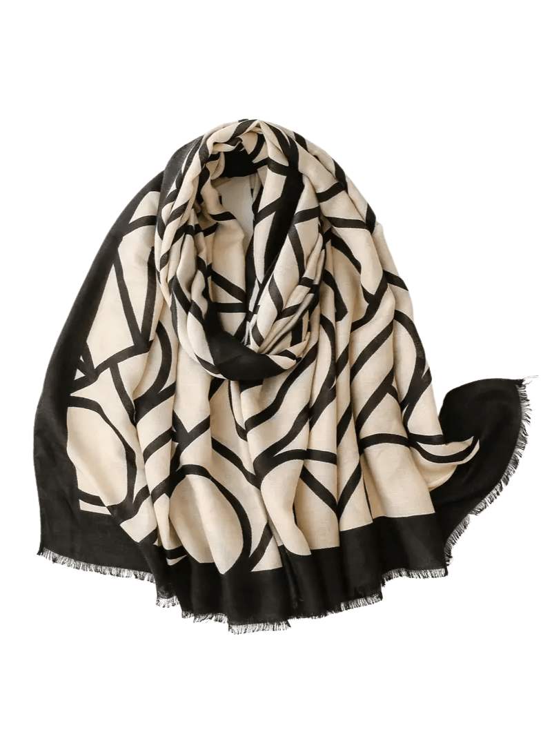 Hijab Premium | Classique Noir et Blanc