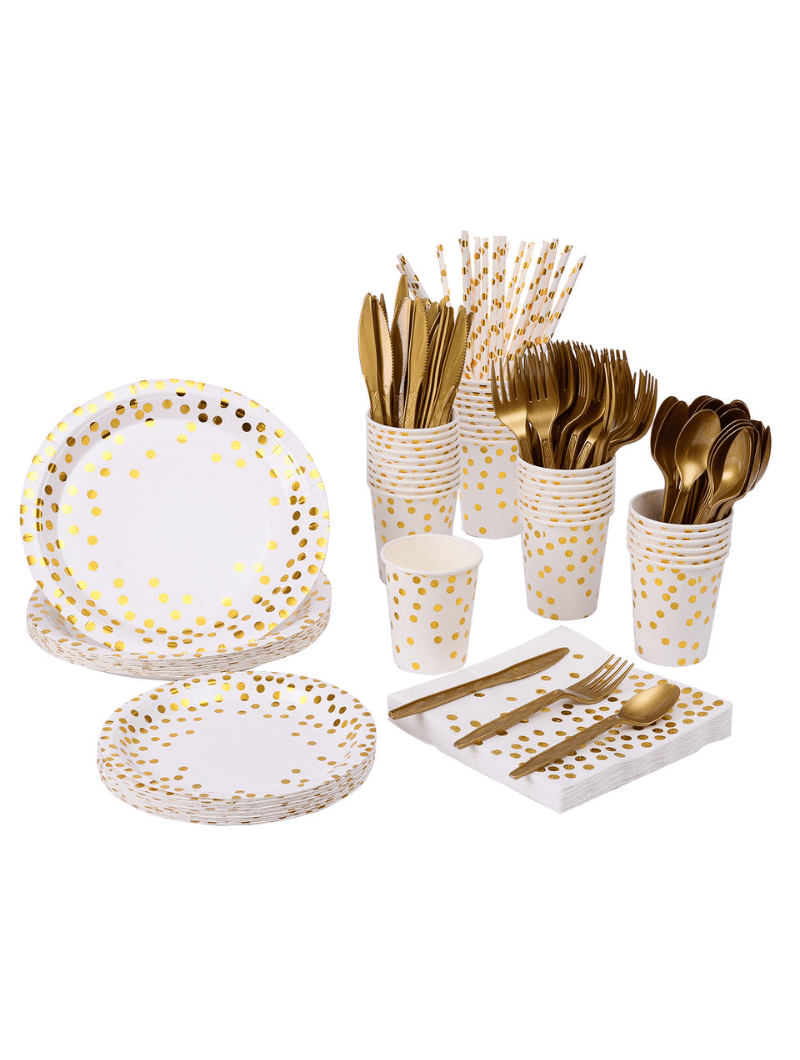 Vaisselle Jetable (10 pers.) | Style Confetti