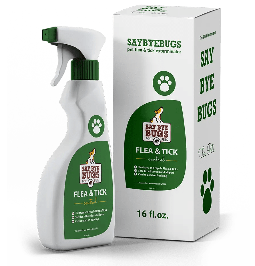 1x Say Bye Bugs Flea Extermination Spray 16oz