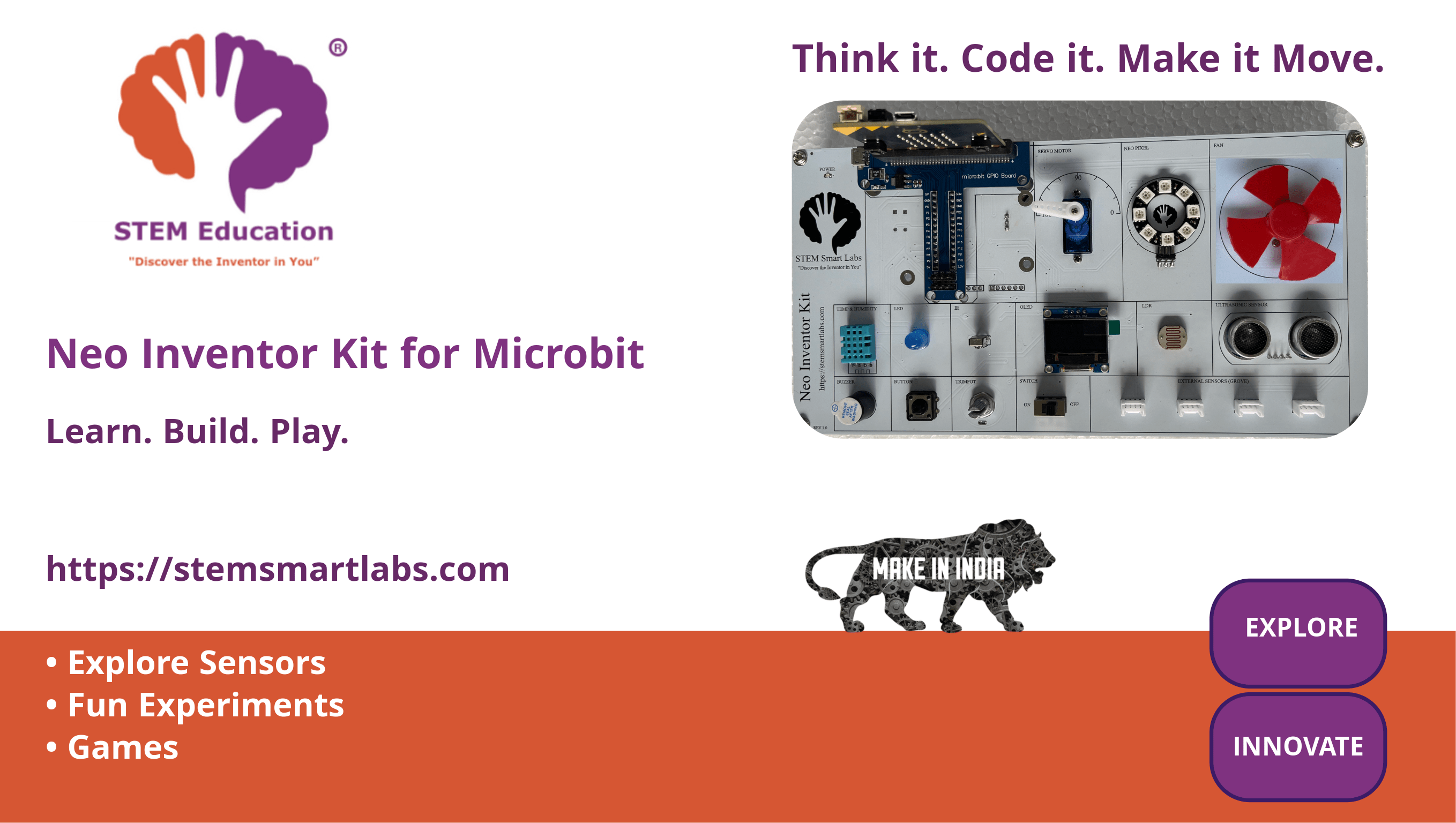 Neo Inventor Kit for BBC:Microbit