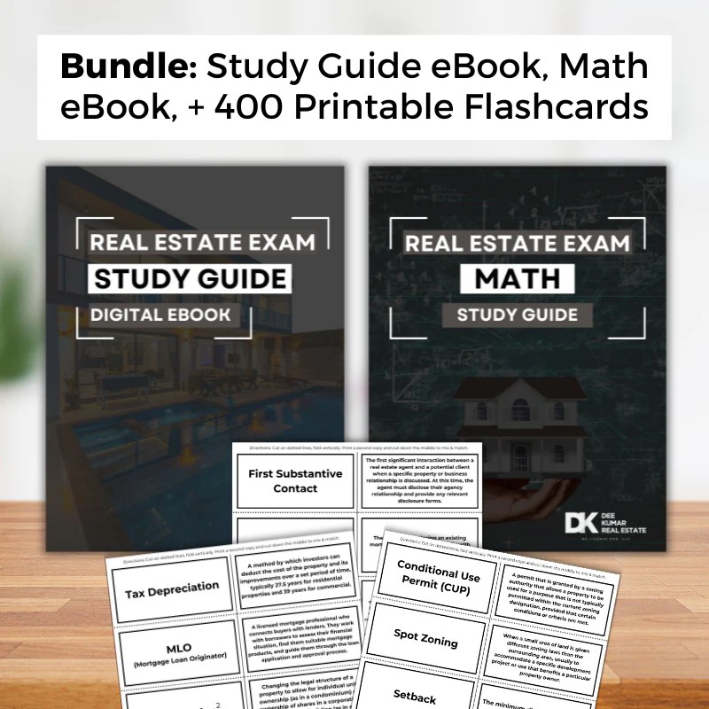 Real Estate Exam Prep Bundle Study With Dee