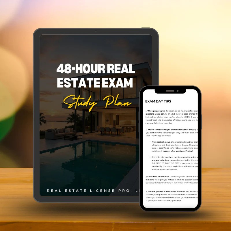 48 Hour Real Estate Exam Study Plan Ebook Study With Dee