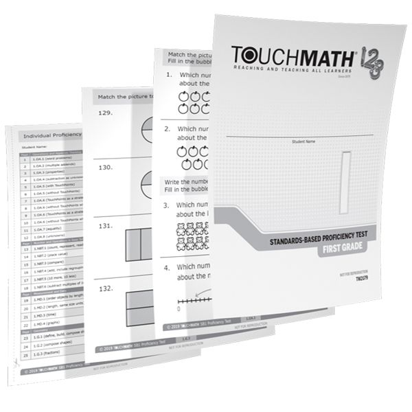 Grade 3 Placement Proficiency Tests 5 Pack 10 Tests Touchmath - Landscape Photo Collection - Full HD Quality