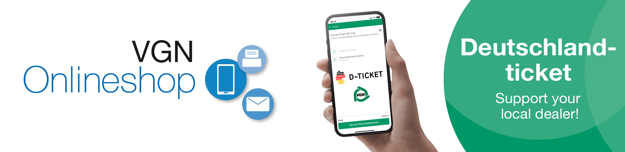 Tickets für bus & bahn im großraum nürnberg