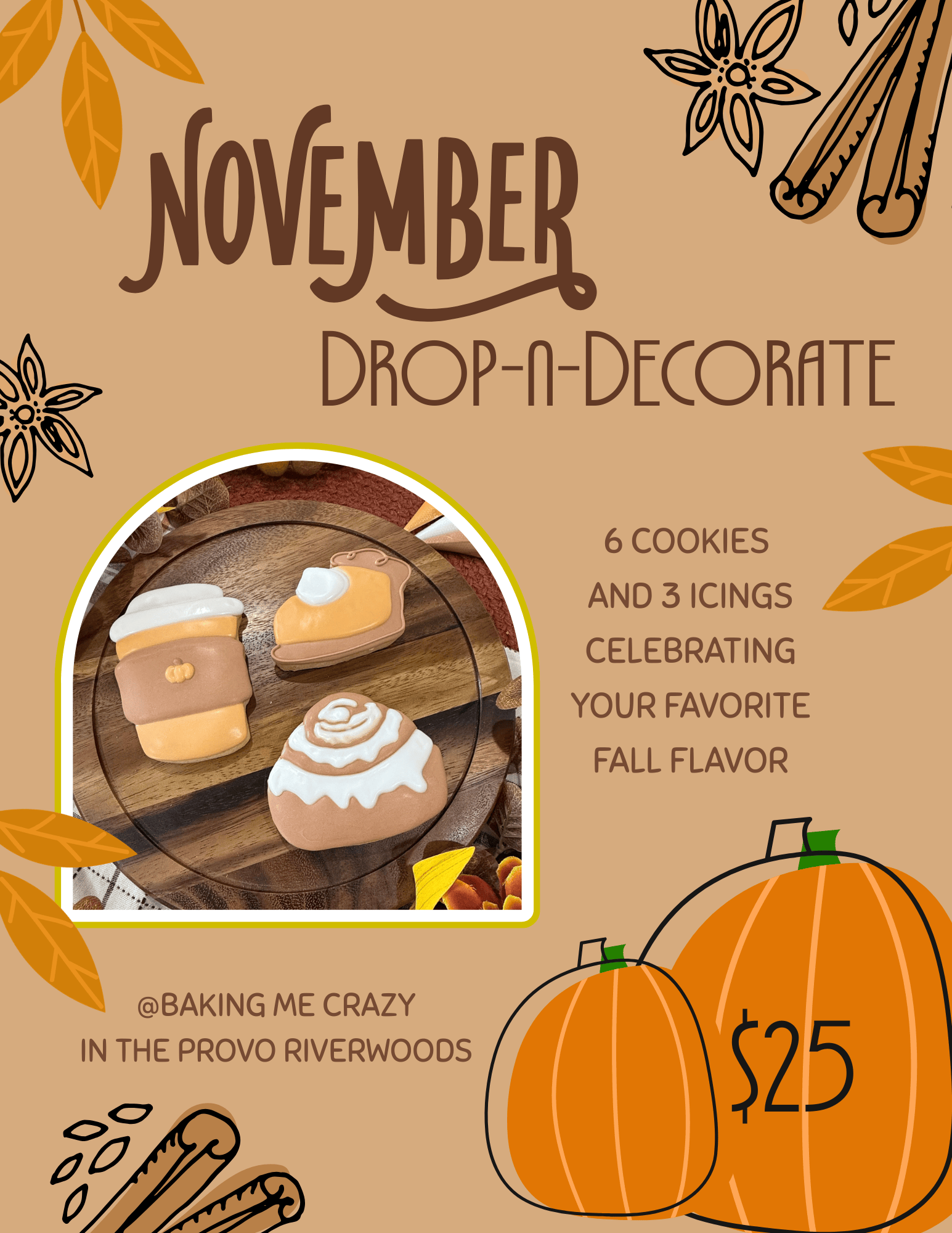 Drop-n-Decorate (Fridays in November)