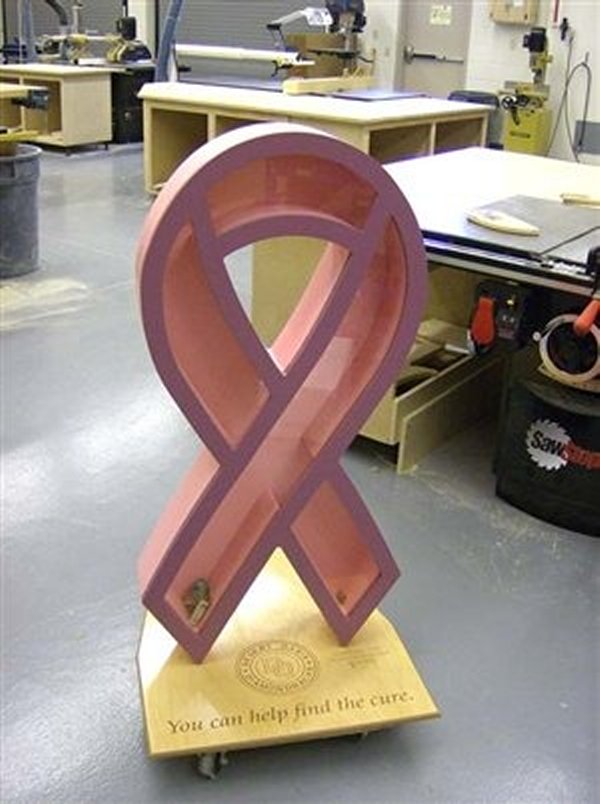 Collection box for Relay for Life