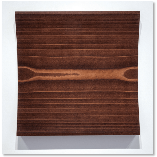 Erwin Redl Wall Relief (cylinder concave) 2014 Masonite 30 x 30 inches