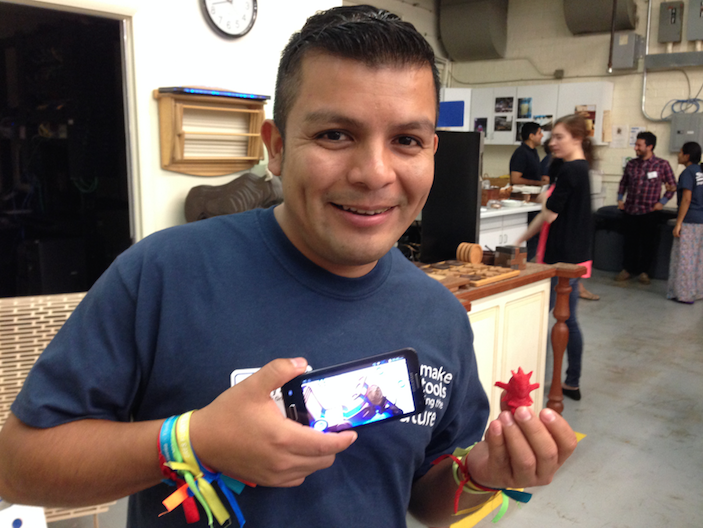 Henry Sanchez from Lima runs a FabLab that's focused on introducing the world of digital fabrication to kids — very young kids aged 4 through 12. The website is www.n-evo.com.  Henry says that the parents naturally become very excited about learning more when they see what their children are learning and doing.