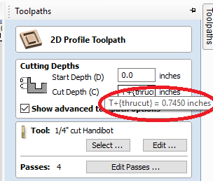 old thickness calc