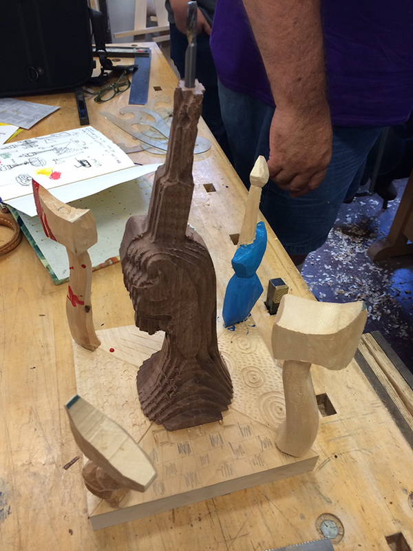carving competition final trophy
