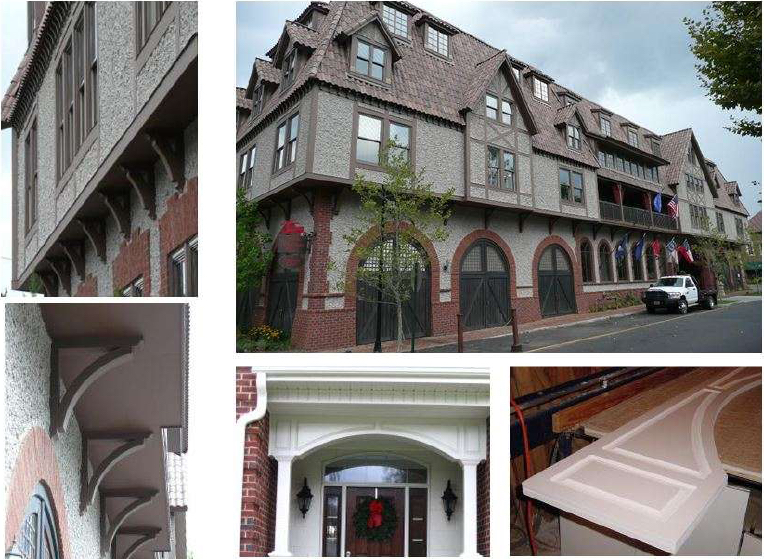 architectural millwork collage