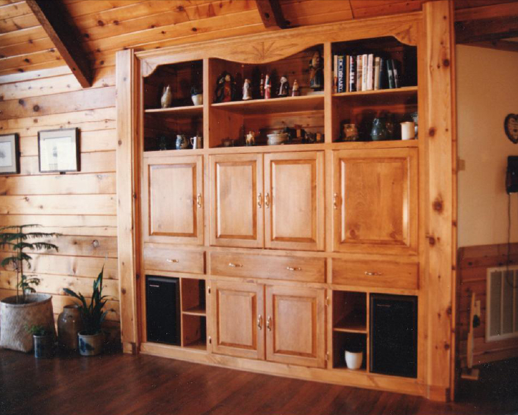 cnc made built in cabinets