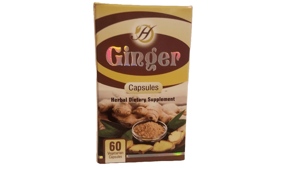 Ginger capsules