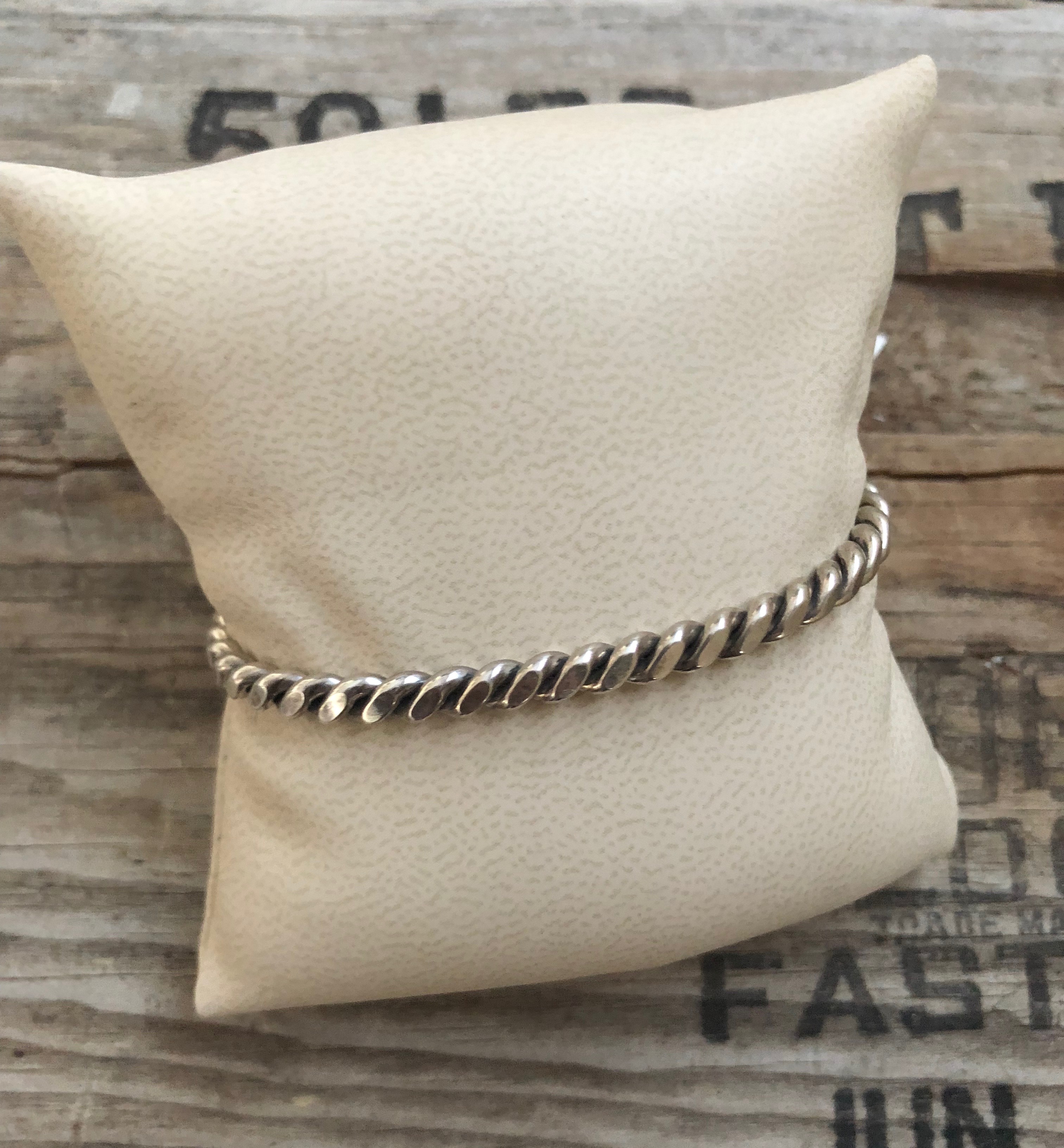 Sterling Silver Twist Cuff
