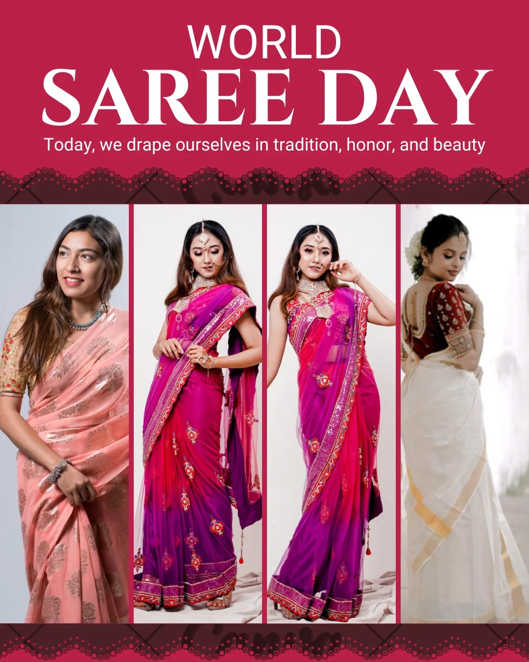 saree styles to wear in Sawan month