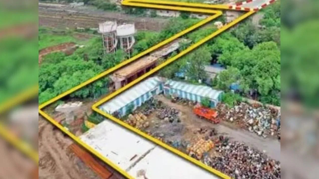 इंदौर का Z आकार का पुल