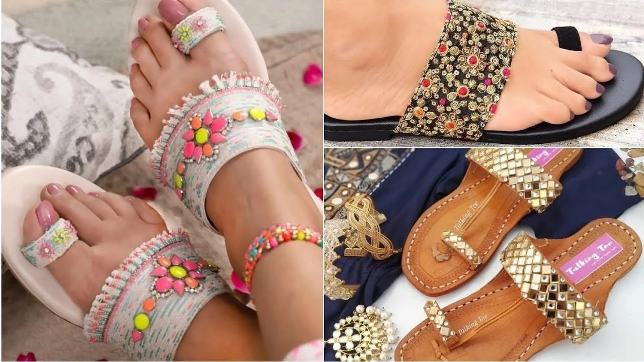 Wedge sandals for festive