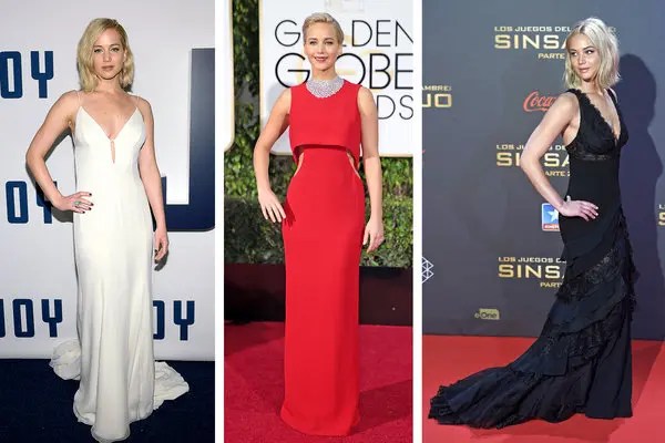 Jennifer Lawrence iconic dresses and style