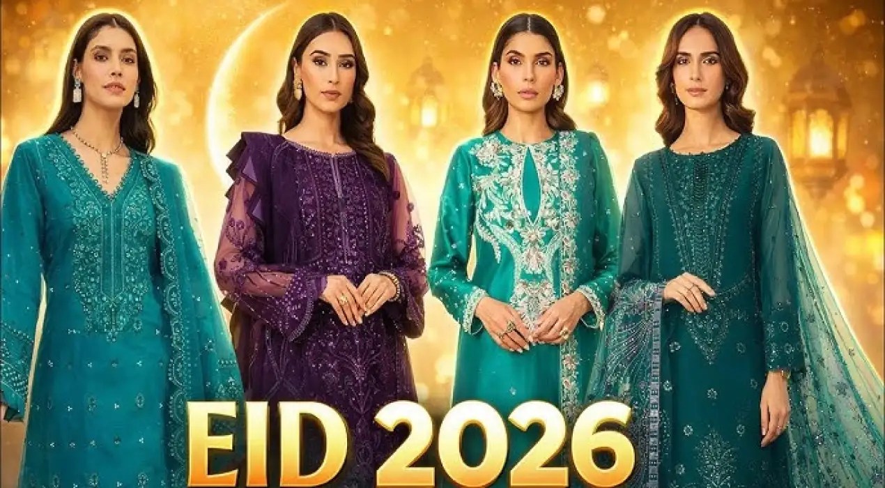 Sequined Kurti Set for Eid 2026