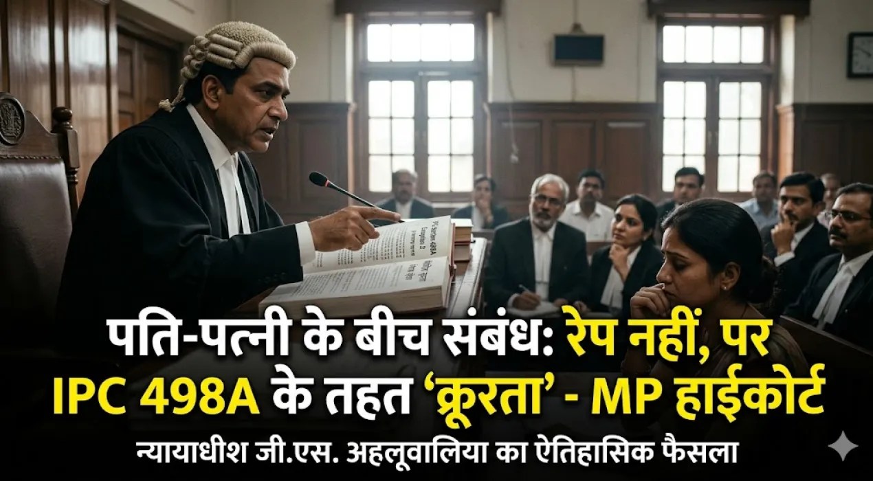 पती और पत्नी के बीच सेक्स रेप नहीं एमपी H.C. ने किया स्पष्ट जानिए मजेदार बात 