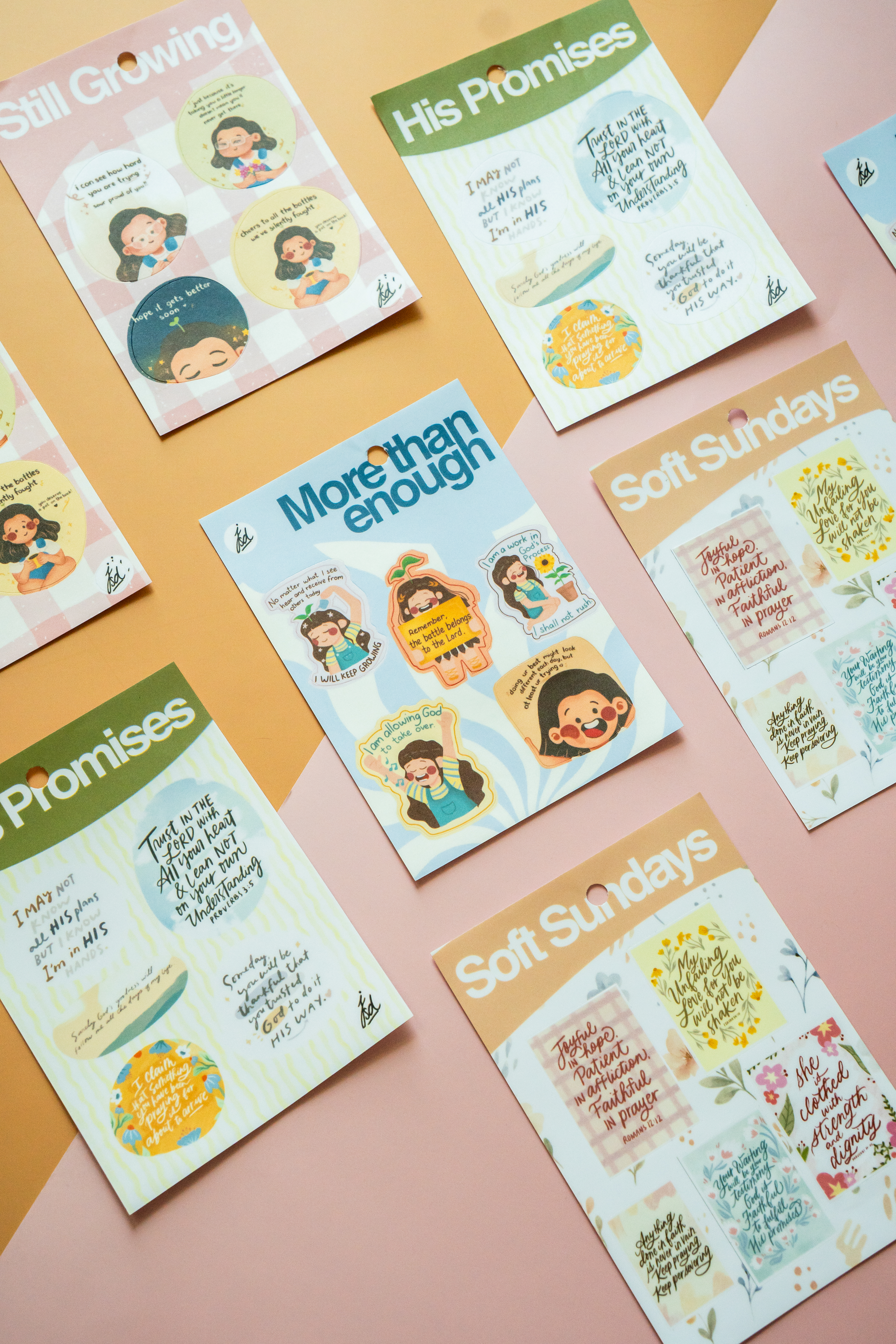 Sweet Encouragements Sticker Sheets - Promotion 4 for ₱200