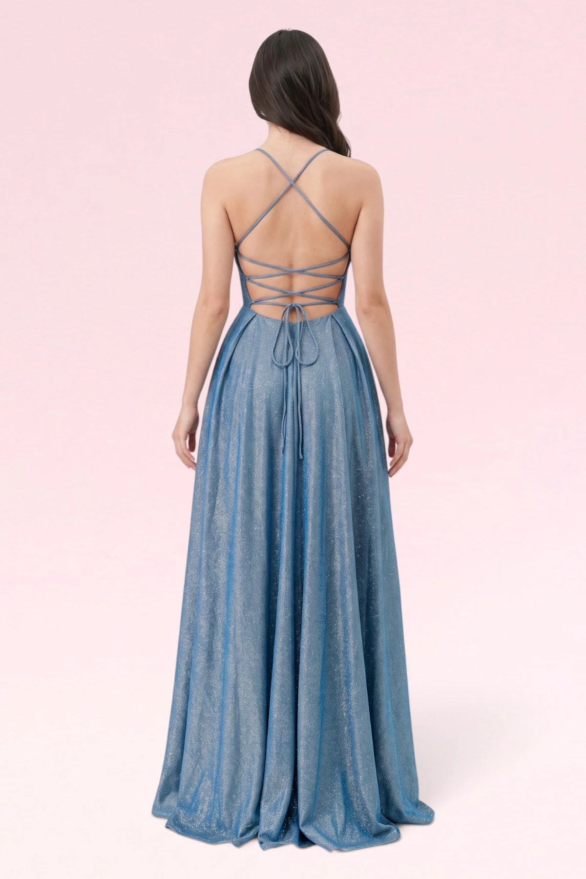 Sleeveless Open Back Flowy Maxi Dress - Maie