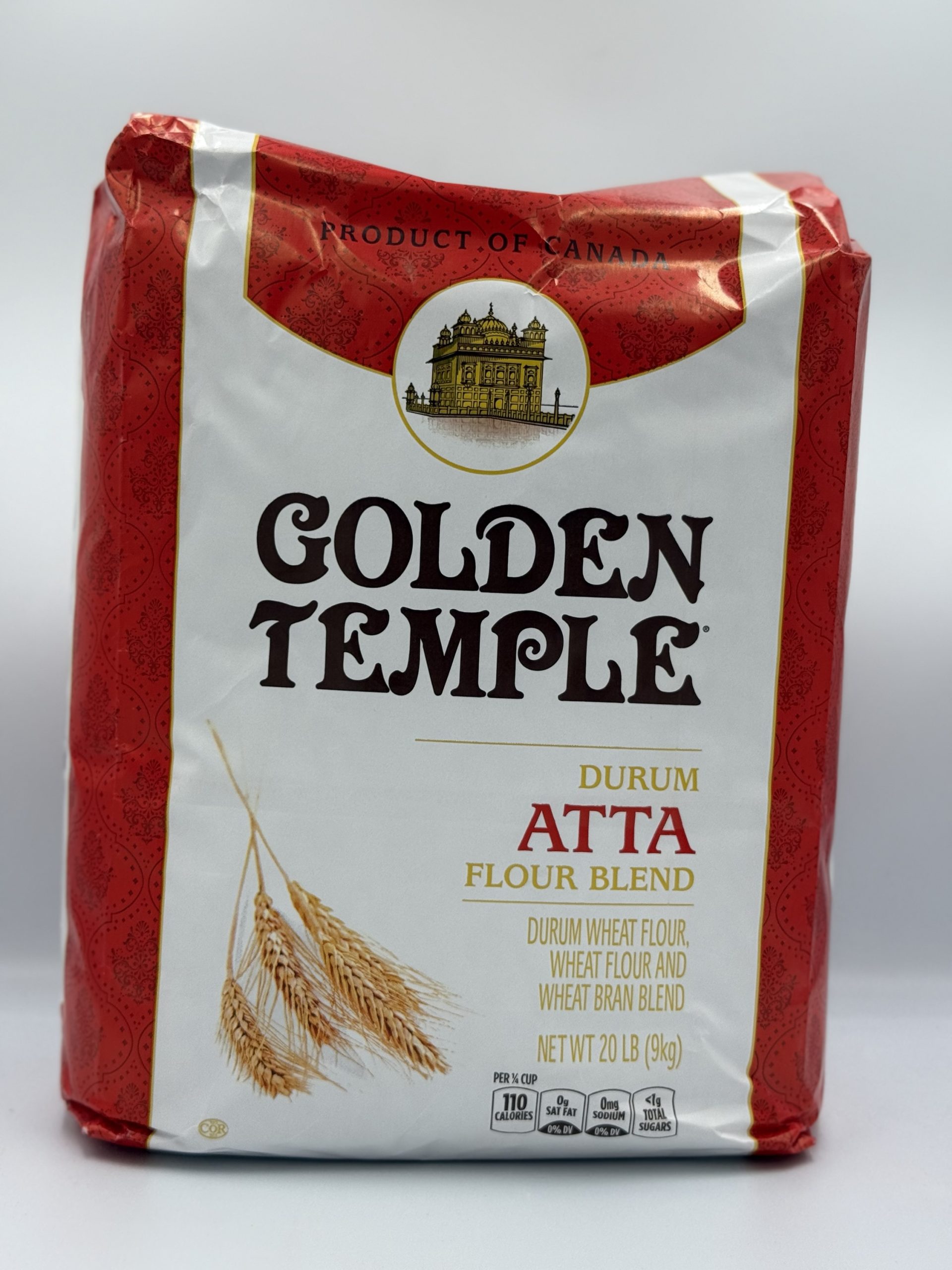 GOLDEN TEMPLE Durum Atta 20lb