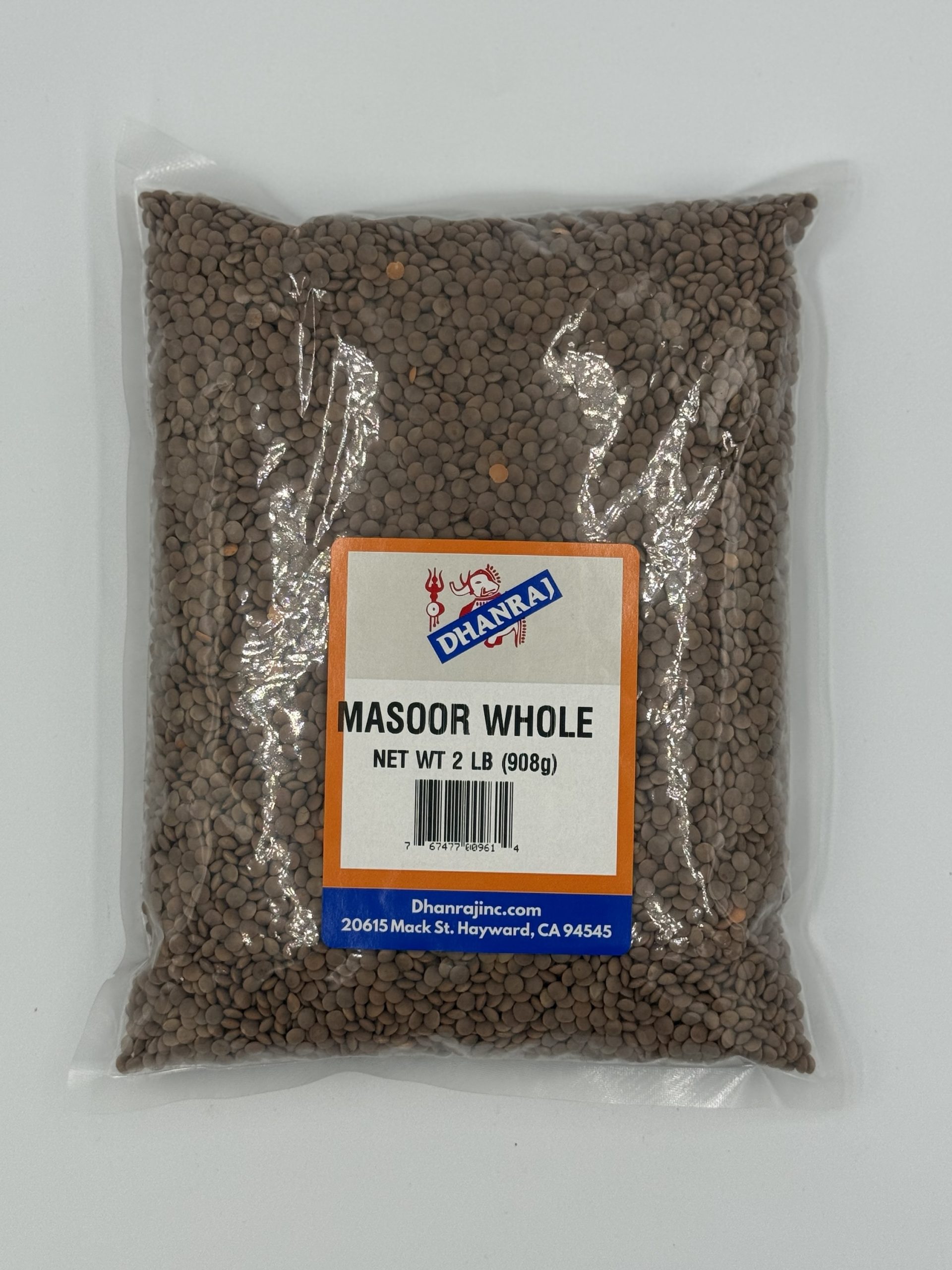 DHANRAJ Masoor Whole 2lb