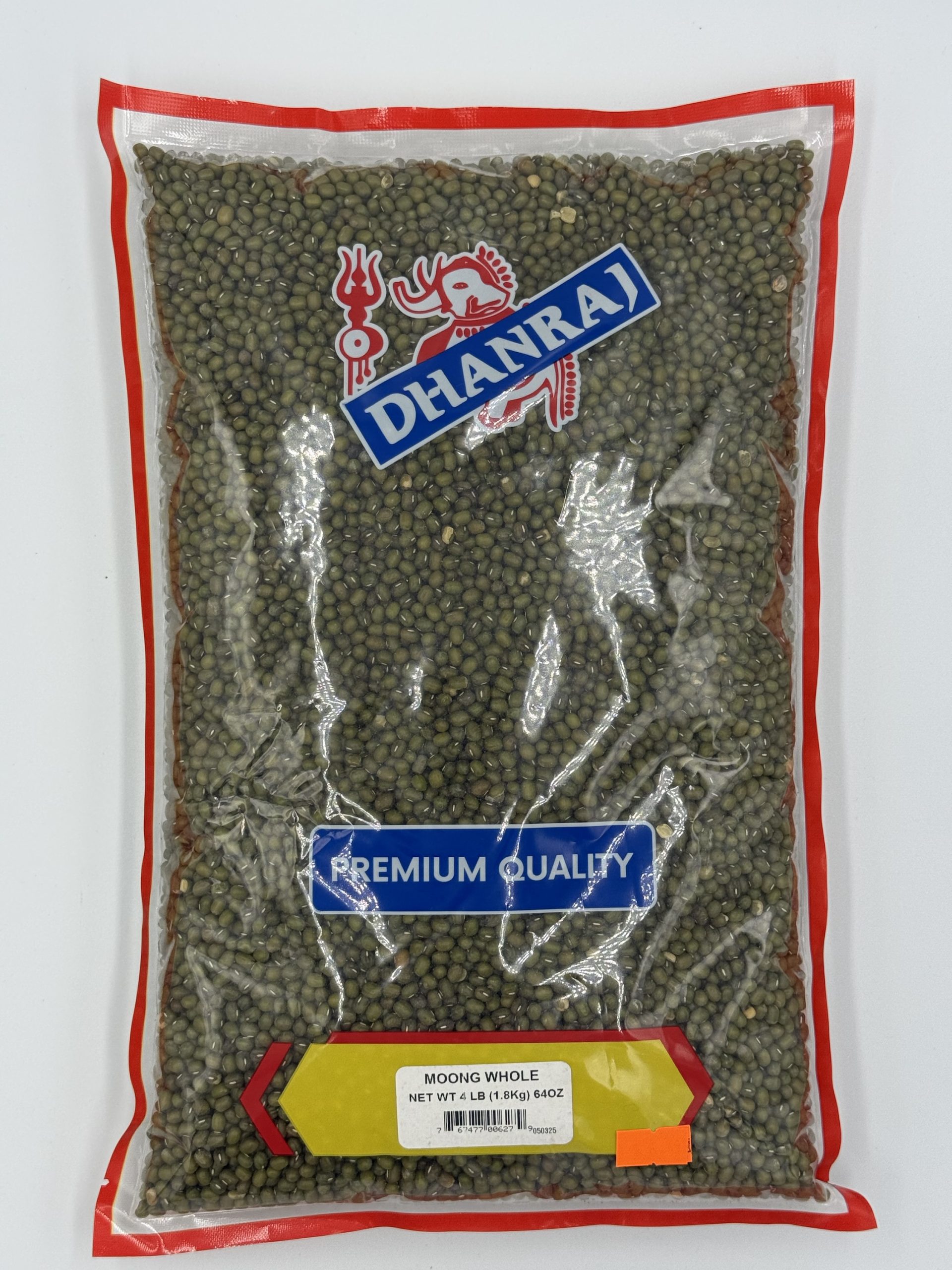 DHANRAJ Whole Moong Large 4lb