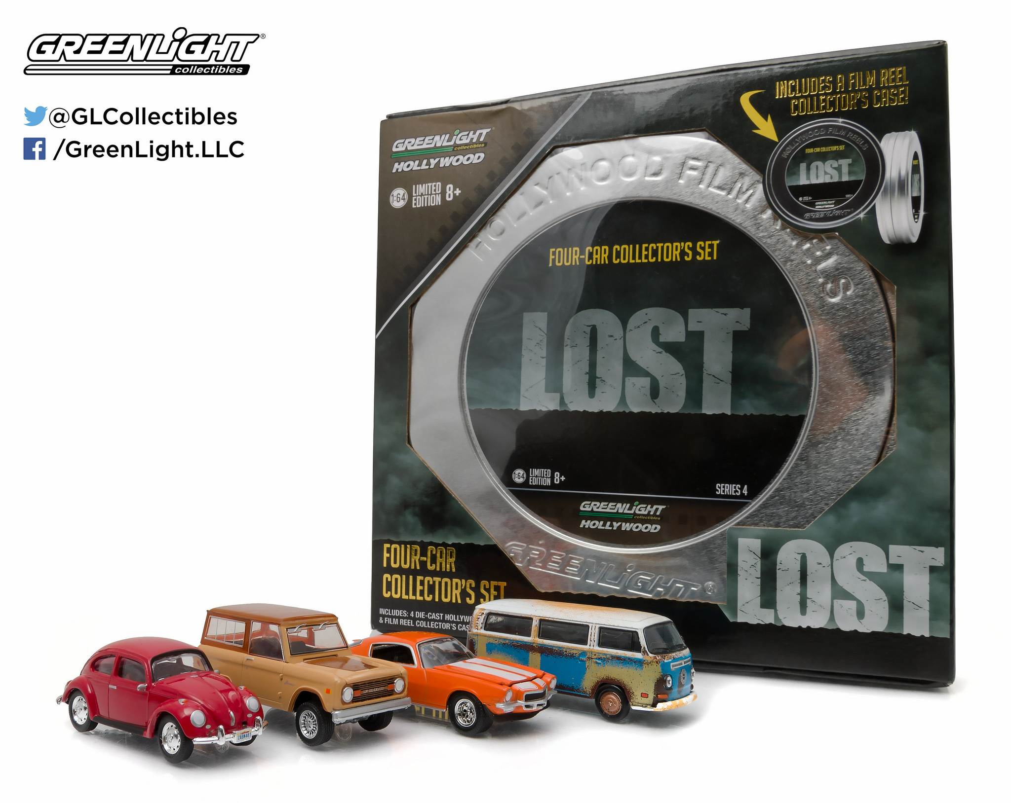 59040A 1:64 Lost TV Series Film Reels 4 car set | Kombi Rocks Shoppe