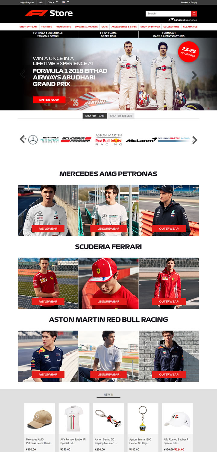 Formula 1 Official Online Store F1 Store World68 Global