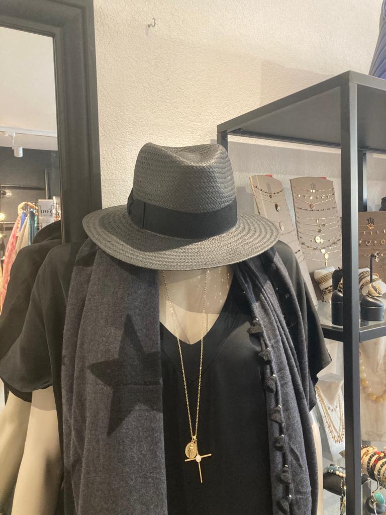 sombrero, noir, chapeau