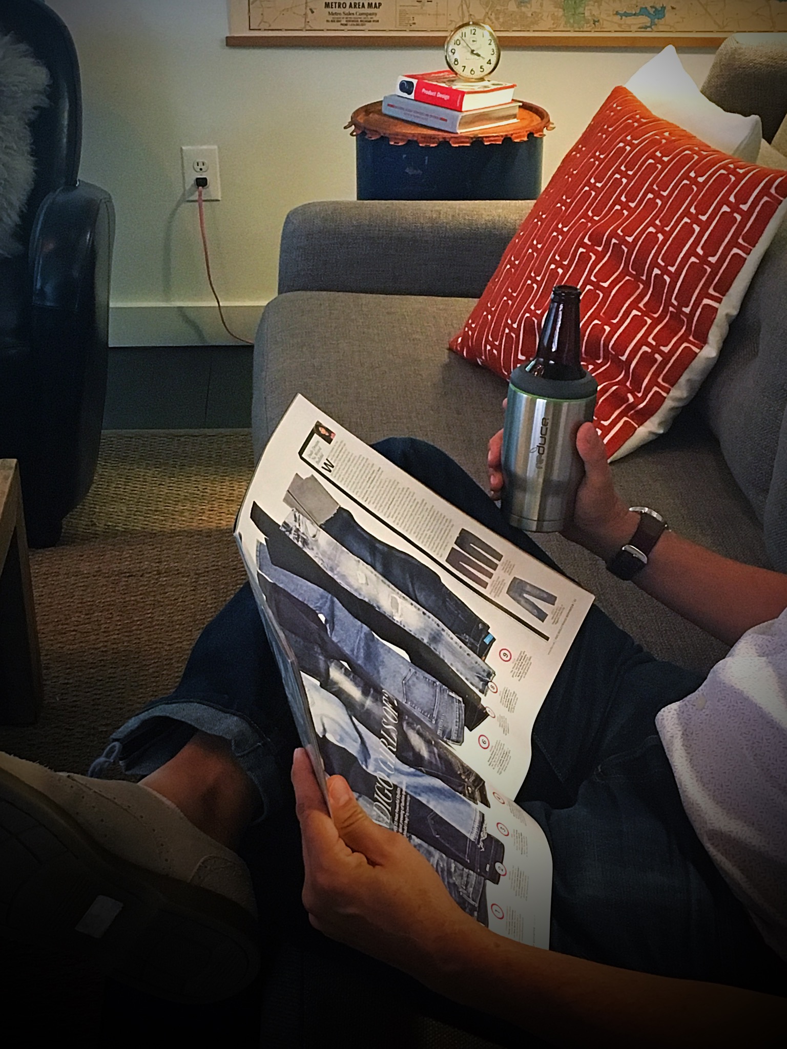 Kick back with a beer in the COLD-1 3-in-1 cooler