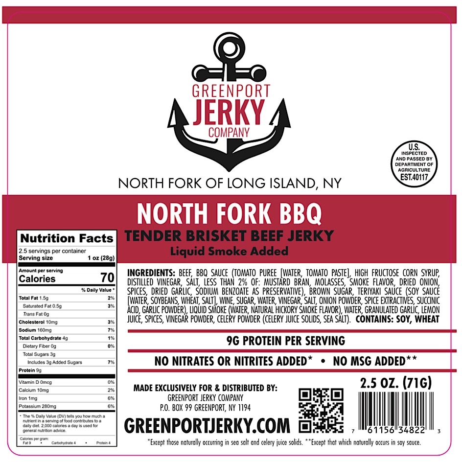Greenport JERKY Company - North Fork BBQ