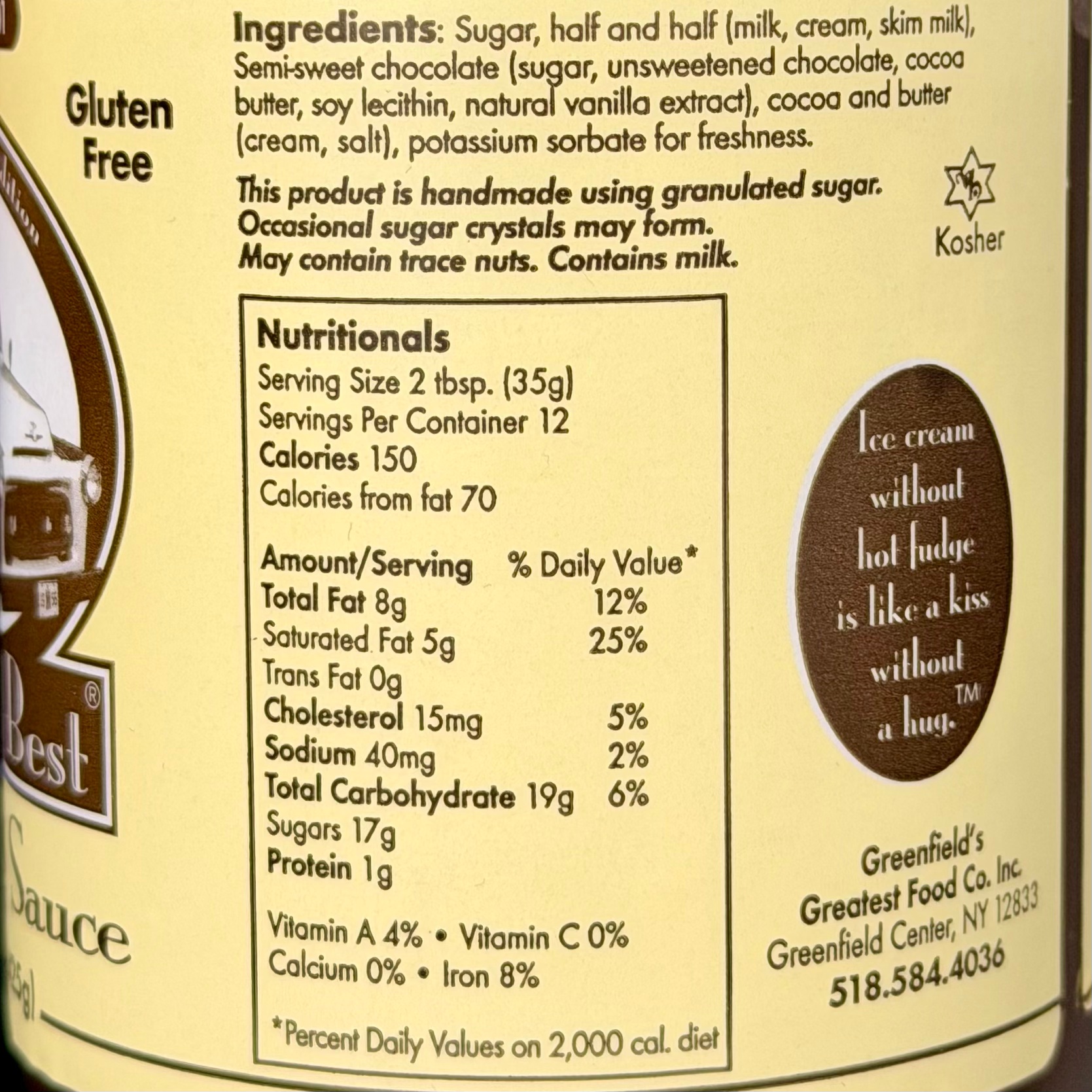 Sundaes Best Hot Fudge Sauce - Original - Shop Taste NY