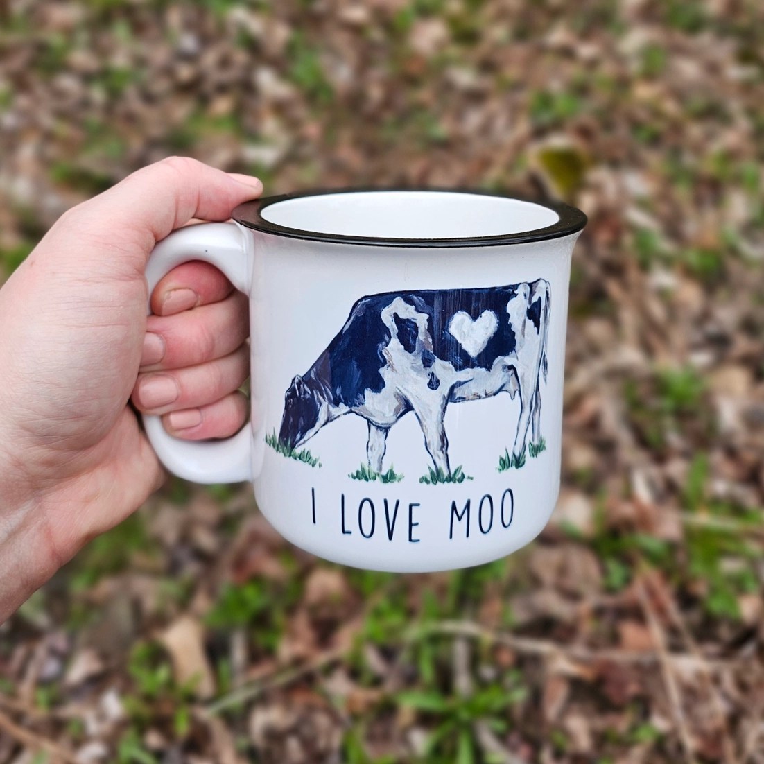 The Cranberry Finch - I Love Moo Mug