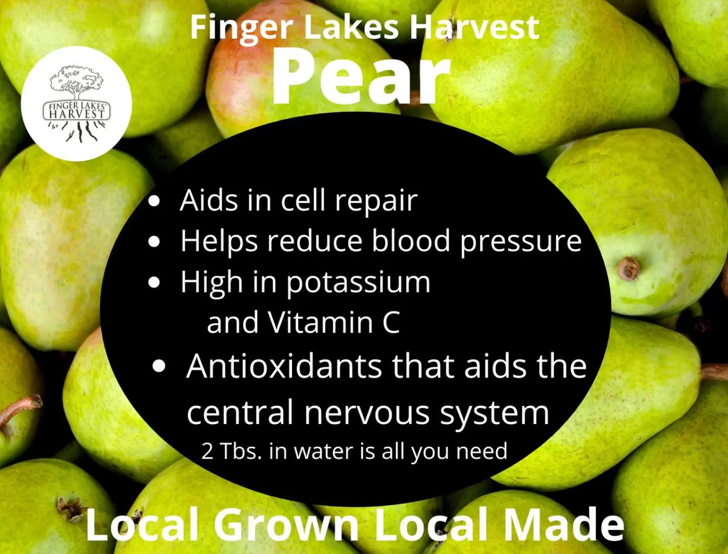 Finger Lakes Harvest - Pear Shrub - Shop Taste NY