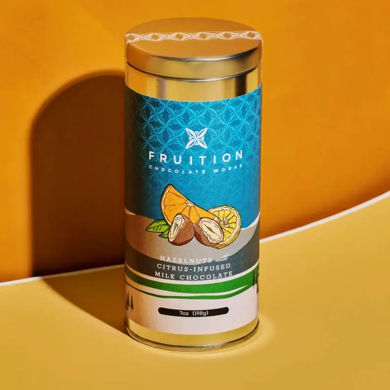 Fruition - Citrus Chocolate Covered Hazelnuts