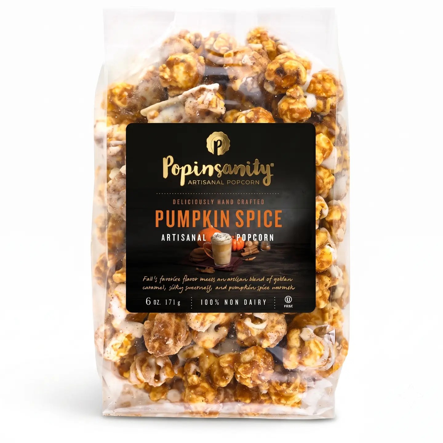 Popinsanity - Pumpkin Spice Snack Bag