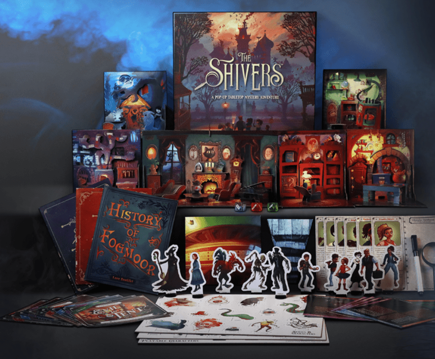 2022年最新版☆高級感溢れる The Shivers: Deluxe Game KS版 ボード