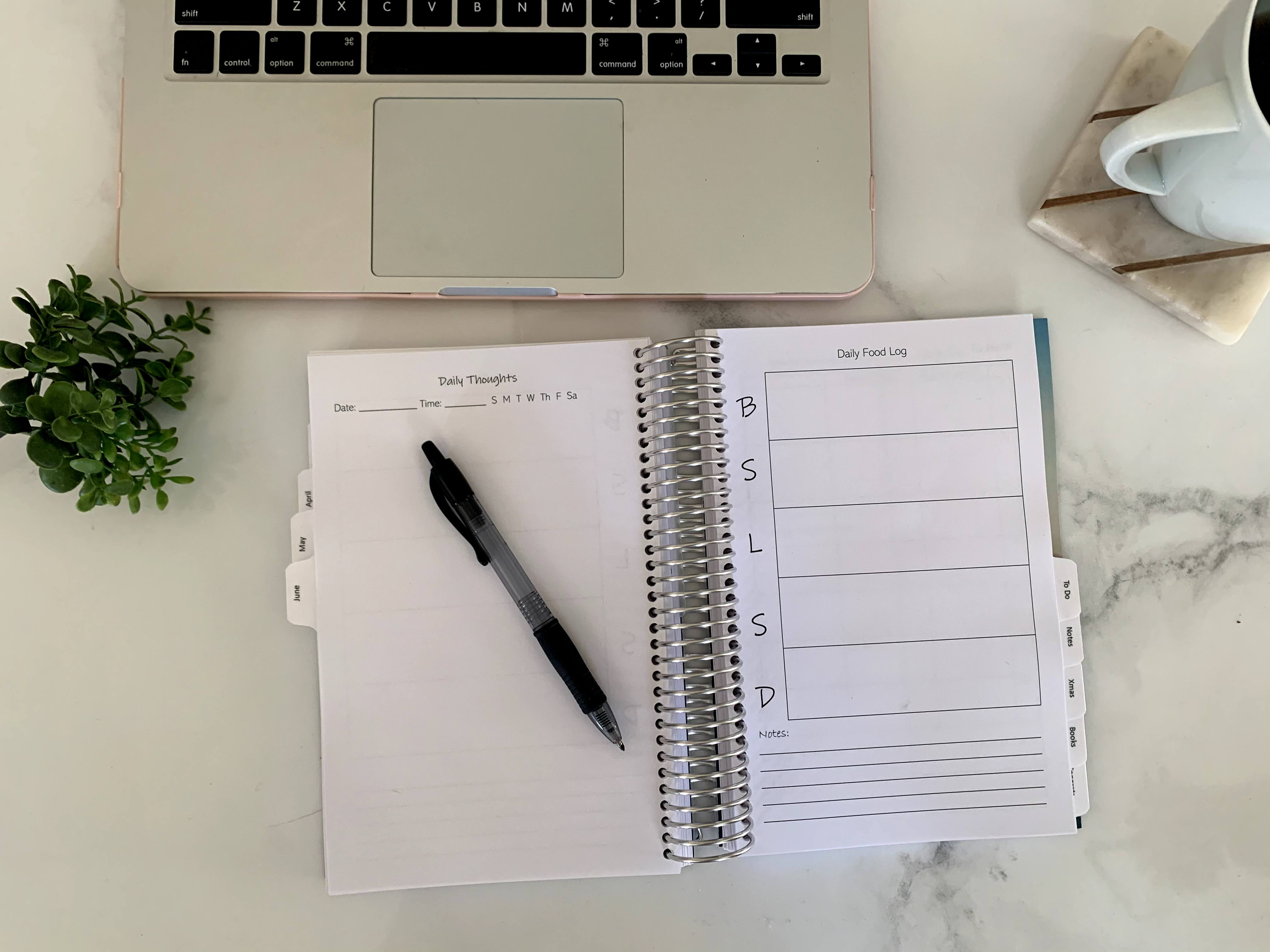 Daily planner pages