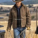 Yellowstone John Dutton Quilted Brown Jacket