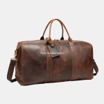 Durable Genuine Leather Weekender Bag