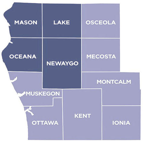 Serving Mason, Lake, Oceana, and Newaygo Counties