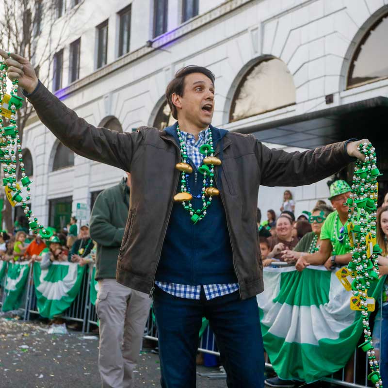 Ralph Macchio 2019 Shortest St. Pats Grand Marshall | Hot Springs, AR